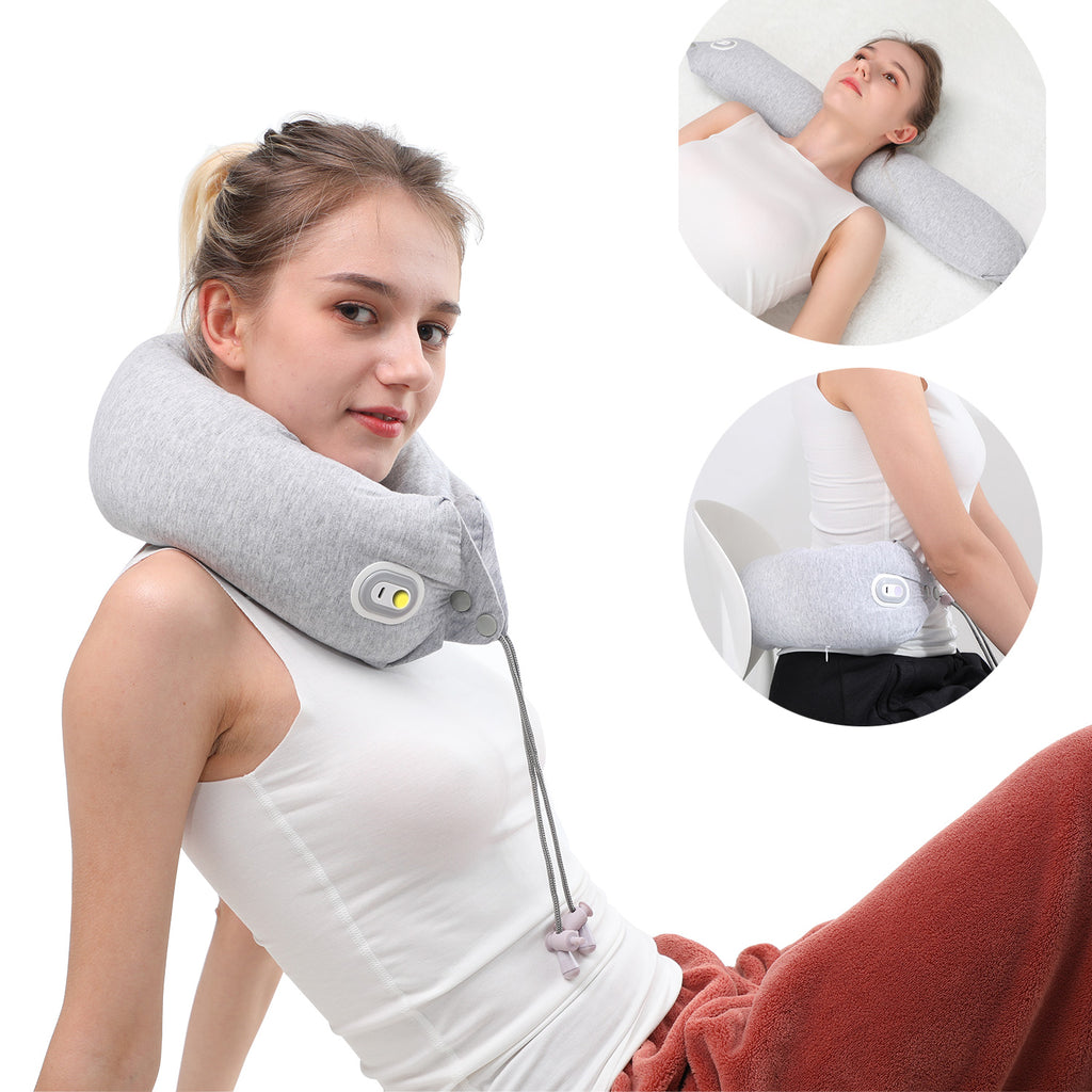 HEZHENG Neck Massager with Heat for Neck Pain Relief, Super Light Electric  Neck Relax Massager for Neck Tension Relief 6 Modes 16 Intensities 2  Heating, Gift for Women and Men 